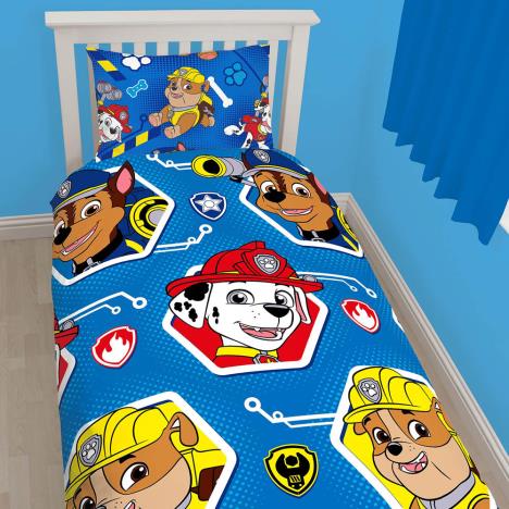 Paw Patrol Rescue Reversible Single Duvet Cover Set £17.99